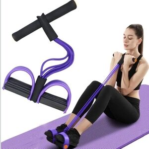 Blue Resistance Band with Handles